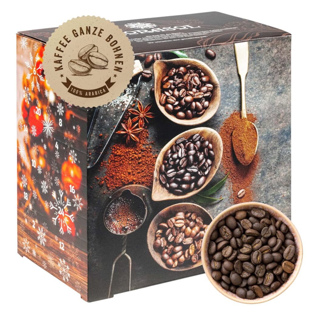 Corasol Flavoured Coffee Adventskalender – aromatisierte Kaffeesorten