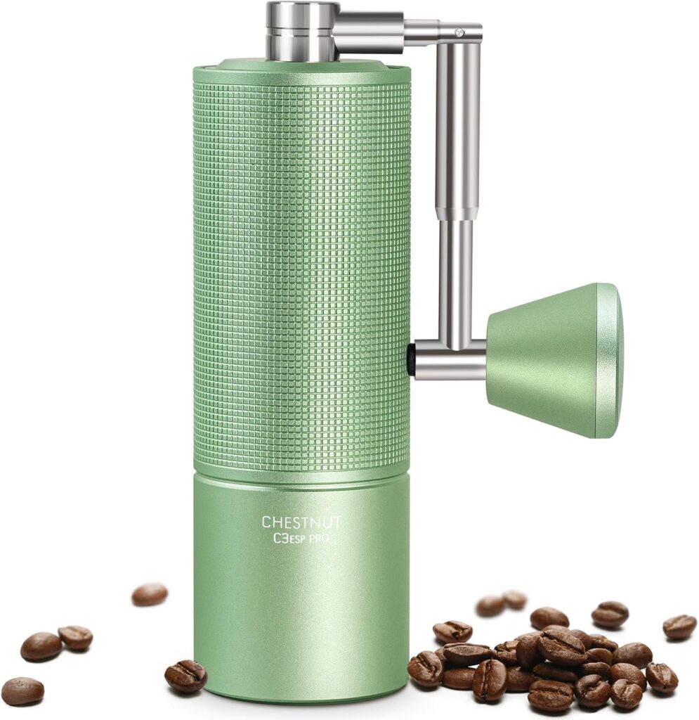 TIMEMORE ESP PRO Handkaffeemühle aus Metall mit Keramikmahlwerk