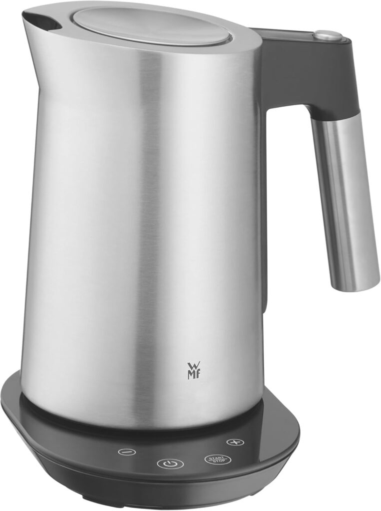 WMF Lono Wasserkocher mit Temperatureinstellung und Edelstahlgehäuse